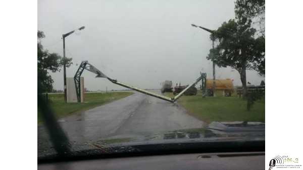 Fuerte tormenta en la localidad de Sieber esta mañana Ver fotografias