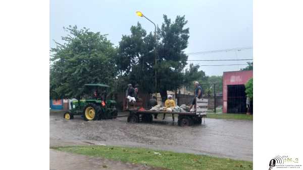 ALEJANDRA: llovió 200 milimetros anoche