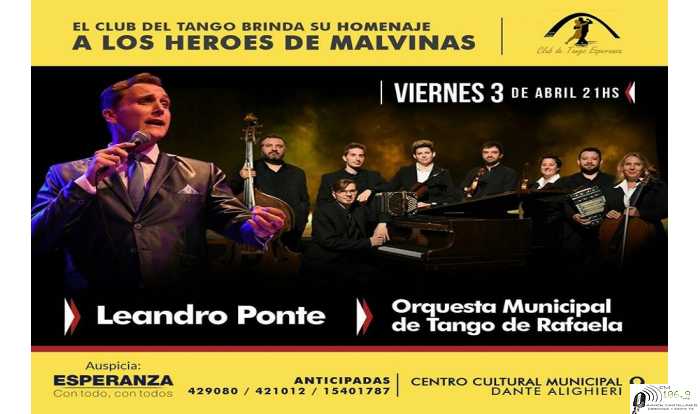  Club del Tango Esperanza comienza  ciclo cultural tanguero con estos artistas de lujo