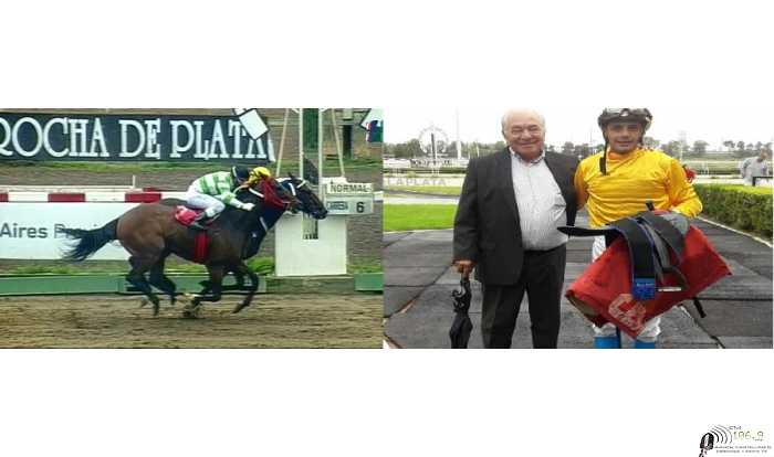 El picante BRIAN ENRIQUE ganó una carrera espectacular con CHE en foto se ve el vibrante final