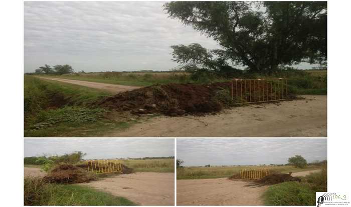 Municipalidad San Jeronimo Norte Bloquea ingresos a la ciudad por caminos rurales