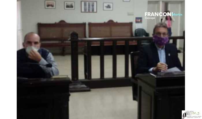 Martín Franconi Hoy tuvimos sesión extraordinaria especial debido a las medidas de aislamiento 