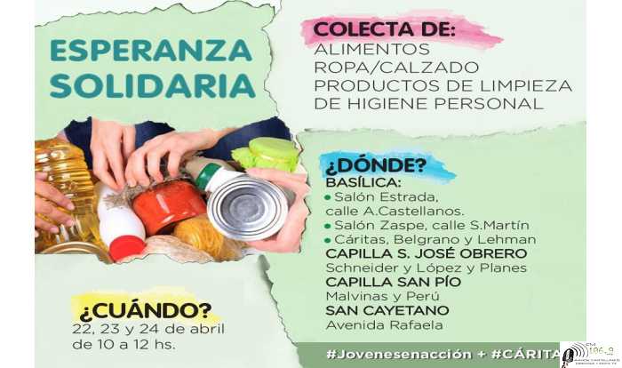 Solicitan colaboración aqui los lugares donde se pueden acercar las donaciones