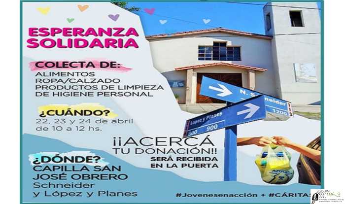 Capilla San José Obrero rebibe donaciones