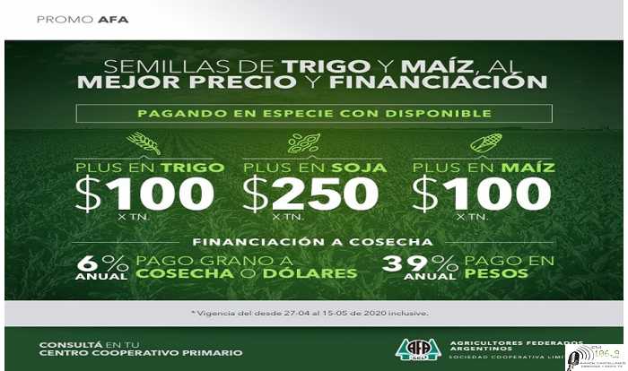 Informa Agricultores Federados Argentinos Humboldt