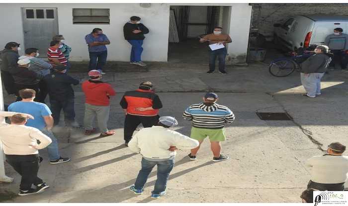 San Jeronimo Norte el Intendente Carlos Volpato convocó a albañiles y quienes realizan tareas relacionadas a la construcción