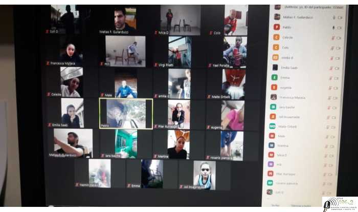 Alma Juniors y Santa Rosa unidos en una práctica virtual de básquet femenino