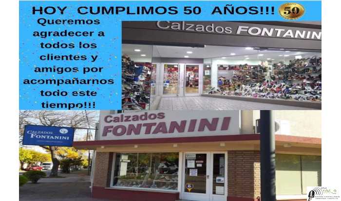 Hoy viernes 15 de Mayo celebra sus 50 aniv. Zapateria Fontanini en Esperanza