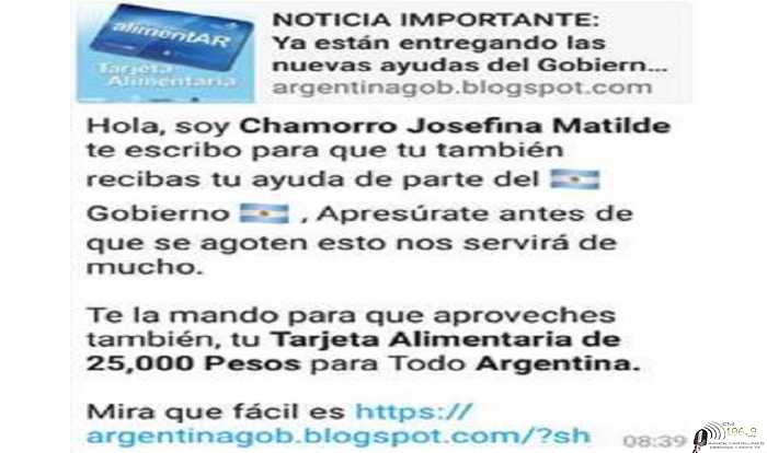 La Anses no solicita datos de ningún tipo y en ningún caso