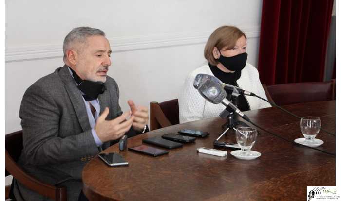 Ana Meiners recibió al Ministro de Seguridad Sain