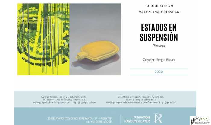 La Fundación Ramseyer Dayer invita al lanzamiento de la muestra de pinturas “Estados en suspensión”