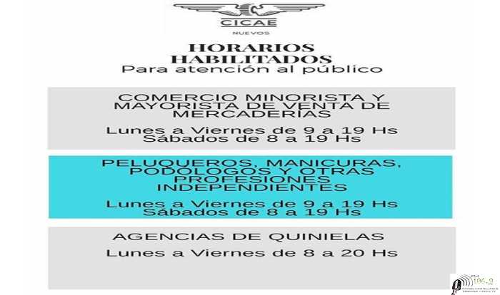 CICAE informa horarios de atención