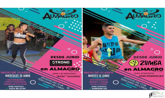 Nuevas actividades se incorporan en Almagro: strong y zumba