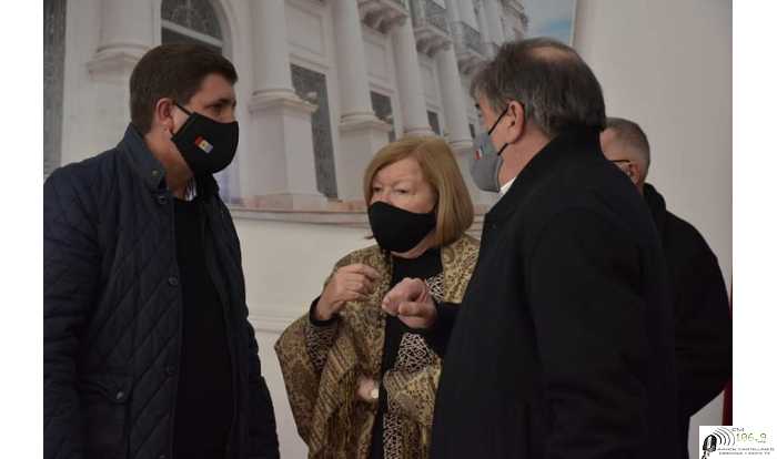 Jorge Llonch, Ministro de Cultura de la provincia de Santa Fe,hoy estuvo presente en Esperanza