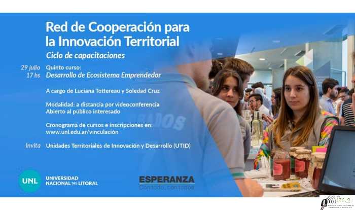 El Gobierno de la Ciudad y la UNL invitan a una nueva capacitación de la Red de Cooperación para la Innovación Territorial