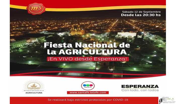 12 Sept. Gran Fiesta Nacional de la Agricultura a traves de redes sociales organiza Martín Bustamante 