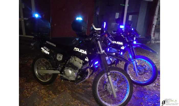 Cerca de la medianoche de ayer, personal policial de la Brigada Motorizada recuperó elementos que habían sido sustraídos desde una vivienda del barrio Sur.