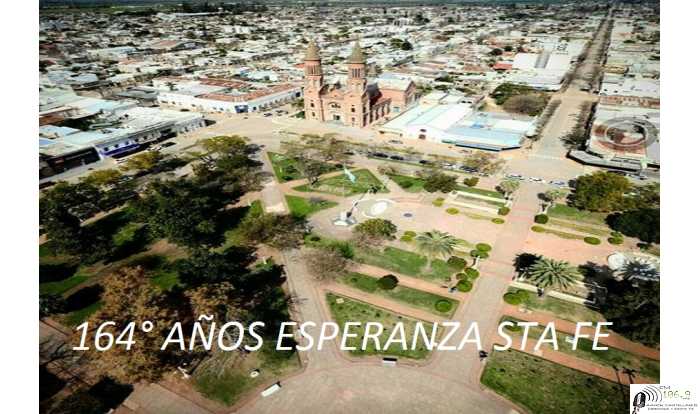 164° AÑOS ESPERANZA Se realizó el acto en plaza San Martín esta mañana (19 Imagenes)