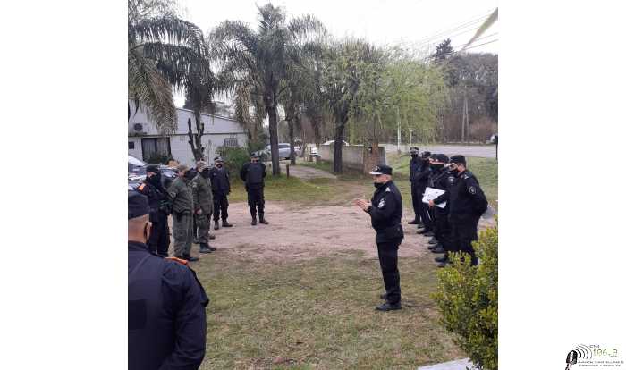 Policiales Esperanza gran operativo de saturación con colaboración de fuerzas provinciales