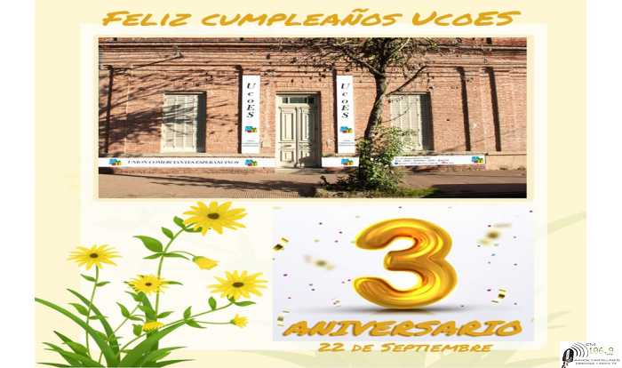 UCOES (UNION COMERCIANTES ESPERANCINOS) celebra su 3er Aniversario