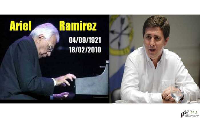 PIROLA PROPONE QUE 2021 SEA EL AÑO DEL JUSTO Y MERECIDO HOMENAJE AL MAESTRO  ARIEL RAMIREZ  