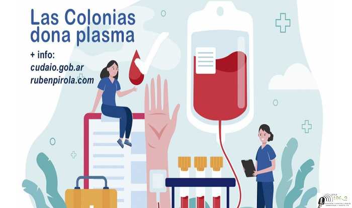  Pirola: “Las Colonias dona plasma, es una acción solidaria que entre muchos incentivamos, en beneficio de todos”