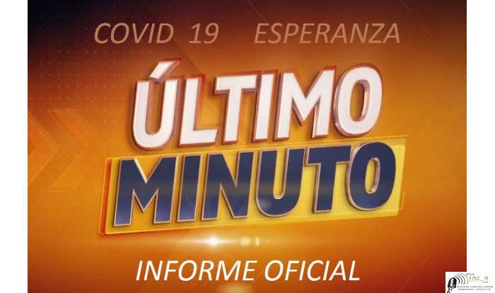 COVID 19 EN ESPERANZA:  Infectados Informe MIERCOLES 7/10  Localidades Prov Sta Fe y Naciónal