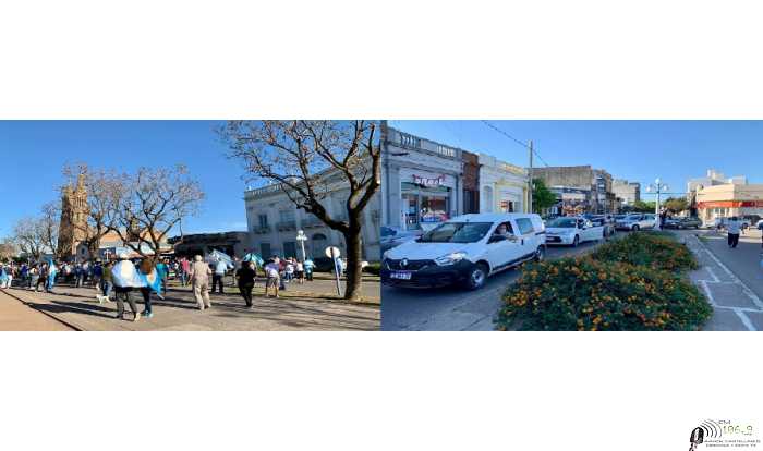 Reclamos al Gobierno y Justicia hicieron en plaza de Esperanza como en otras del Pais