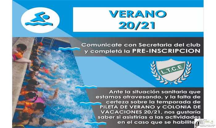 El LTCE lanza preinscripción para supuesta temporada de verano