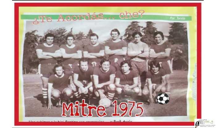 LULA CASTRO trae este recuerdo  del Bme Mitre Campeón 1975 (ver más ingresando)