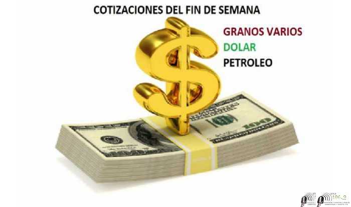 Cotización de granos varios,petróleo,dolar , cierre de semana  30  / 10 / 2020