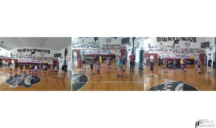 Con gran entusiasmo los Menores reiniciaron el básquet en Almagro