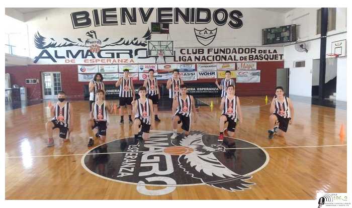 Campeones U13 Almagro vencieron 92 a 83 a Rivadavia Juniors en la final del Torneo Presencial Mixto 2020.