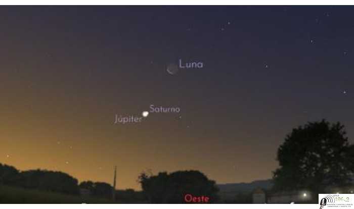 Júpiter y Saturno se unirán en el cielo y formarán una ‘Estrella de Navidad’ muy brillante al anochecer de hoy lunes 21