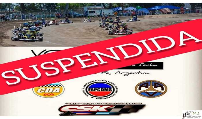 Suspendida categoría CSK,que se debía correrse en Suardi este fin de semana