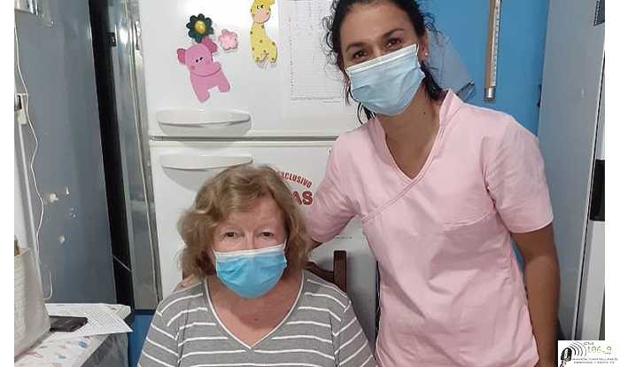 Ana Meiners “A mis vecinos adultos mayores como yo, les pido estén atentos al llamado del sistema sanitario”