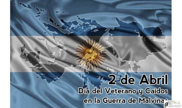 2 de Abril dia de homenaje a los veteranos y caidos  en guerra de Malvinas 
