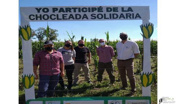 LA CHOCLEADA SOLIDARIA FUE UN ÉXITO