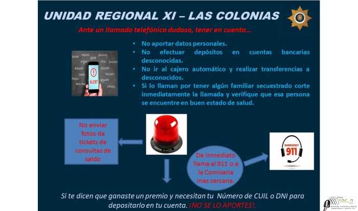 Alertan sobre estafas telefonicas