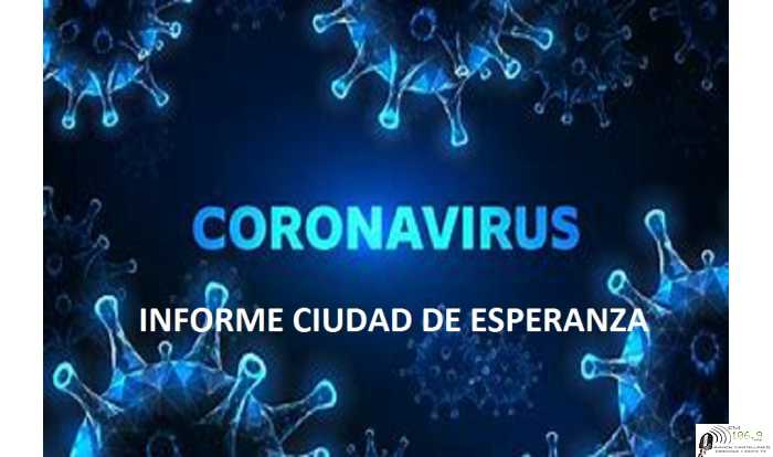 Covid  informe MIERCOLES 12 MAYO  Dto La Colonias 104 Esperanza 43 Humboldt 11 ver mas informes