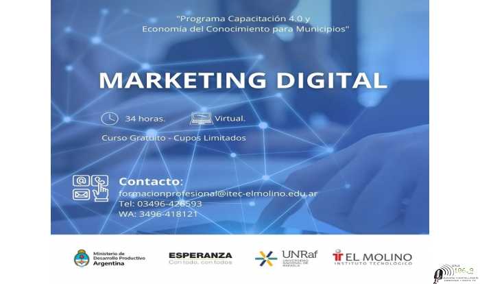 El Gobierno de la Ciudad invita a una nueva capacitación sobre Marketing Digital.