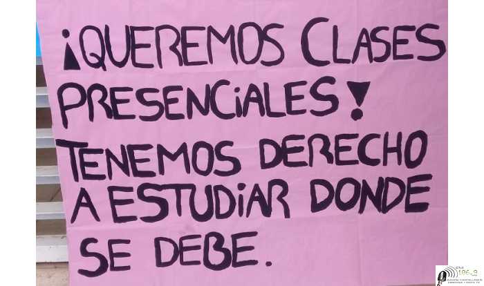 Se realizó esta tarde la solicitud de padres que quieren Clases Presenciales en Esperanza