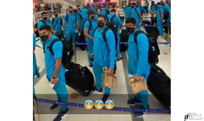 Mateo Nuñez Miserez partiendo de Ezeiza con los pumitas a Africa y a Sudafrica 