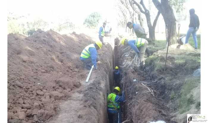 Comenzaron las obras para hacer realidad la red Cloacal en Zona Oeste deEsperanza