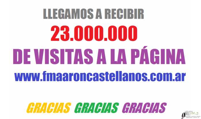 Ya superamos los 23.000.000 de visitas al final de la pagina esta el contador GRACIAS