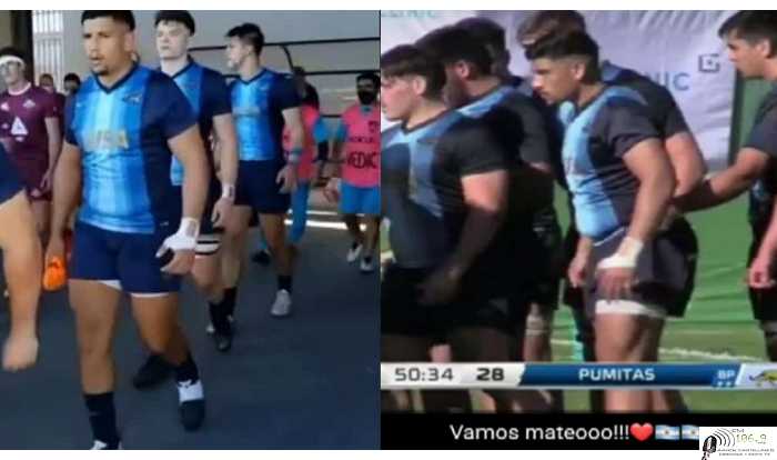 Buen triunfo de Los Pumitas arrancó el Torneo en Sudafrica ganaron 82 a 10 Mateo Nuñez Miserez participó