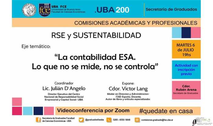 Video conferencia por Zoom expone Cdor Victor Lang