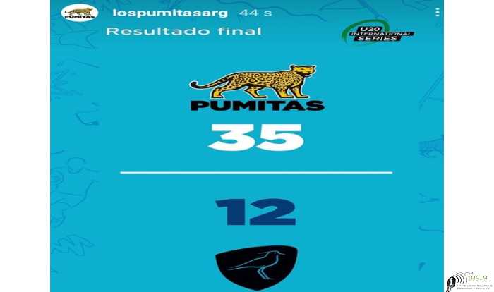 Pumitas sub 20 ganaron hoy a Uruguay y deberá disputar final con Sudafrica 