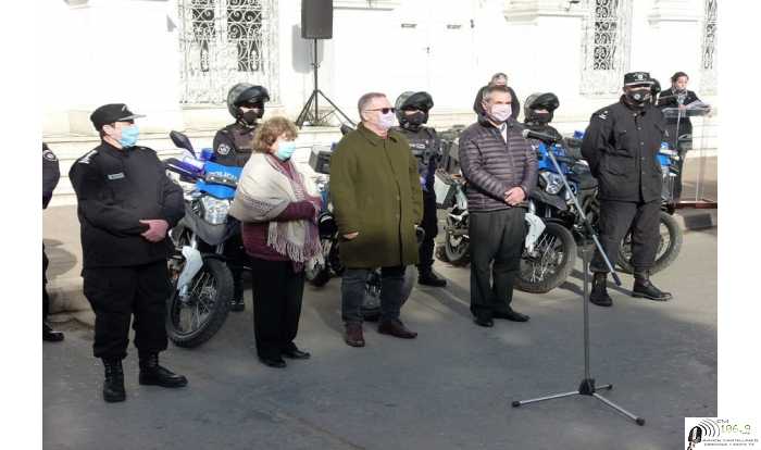NUEVAS MOTOCICLETAS PARA EL DEPARTAMENTO LAS COLONIAS