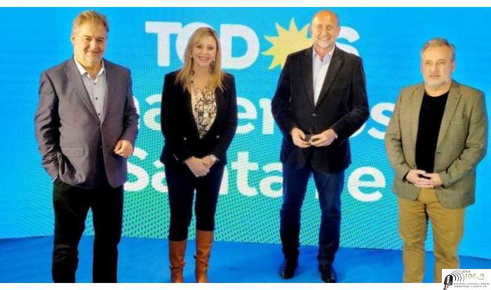 Omar Perotti presentó la lista Celeste y Blanca en Santa Fe